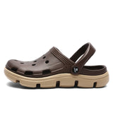 Beita Summer Sandals Men Slippers Water Shoes Outdoor Mules Clogs Breathable Barefoot Sneakers Hollow Out Garden Walking Shoe 45