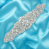 Wedding Belt Pearl Crystal Bridal Belt Rhinestones Wedding Dress Sash Cinturon Flores For Bridal Accessories  Y104S