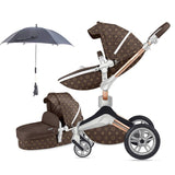 Free shipping  Hot Mom Luxury 4 in 1 Baby Stroller High Landscape Stroller CE standard with mom bag Newborn Pram Light Carriage