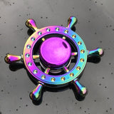 Whale Tri Fidget Hand Spinner Metal Finger Focus Toy Fidget Spinner R188 Electroplate Hybrid Bearing Toys for Children Wholesale