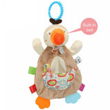 Baby Rattles Mobile Soft Baby toys for baby 0-12 month Towel Bed Bell Cute Animal Christmas Crib Newborn Stroller Montessori toy