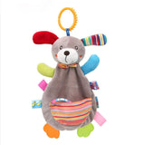 Baby Rattles Mobile Soft Baby toys for baby 0-12 month Towel Bed Bell Cute Animal Christmas Crib Newborn Stroller Montessori toy