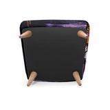 Modern Street Print Accent Occasional Chair