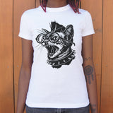 Punk Cat T-Shirt (Ladies)