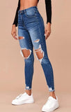 Raw Hem Ripped Skinnies (more color options)