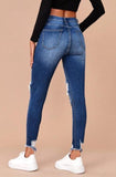 Raw Hem Ripped Skinnies (more color options)