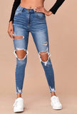 Raw Hem Ripped Skinnies (more color options)
