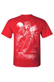 Men's T Shirt Biker Bulldog Cats Suck Canines Rule Tee
