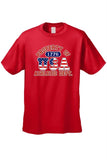 USA Flag T Shirt Men's Property of Athletic Dept.