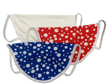 3pk REVERSIBLE FACE MASK
