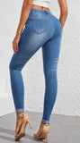 Rolled Hem Basic Skinnies