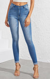 Rolled Hem Basic Skinnies