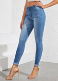 Rolled Hem Basic Skinnies