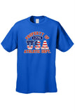USA Flag T Shirt Men's Property of Athletic Dept.