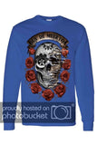Unisex Long Sleeve Shirt Skull