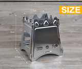 stain resistant Steel wooden
enen Stove outside Camping small
 foldable



 stain resistant Steel  wooden
enen Stove for outside Camping Cooking BBQ outing
