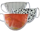 3pk REVERSIBLE FACE MASK