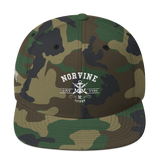 Tattoo Anchor Wool Blend Snapback (Camo)