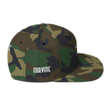 Tattoo Anchor Wool Blend Snapback (Camo)