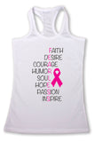Women's Tank Top Breast Cancer Awareness Fearless