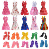 wholesale 10 Pack Barbie Doll Clothes Party Gown